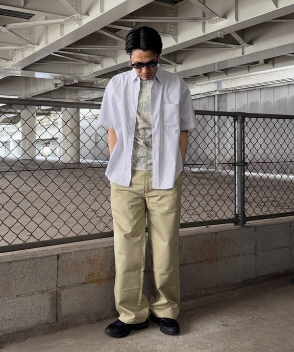 BEAMS MEN | BEAMS｜【別注】Dickies / ワイド チノ パンツ｜メンズ
