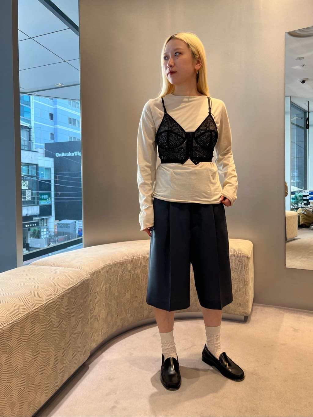 【新品】BEAUTY & YOUTH UNITED ARROWS ショートパンツ BEAUTY&YOUTH UNITED ARROWS | <6(ROKU)>センタークリース ネイビー