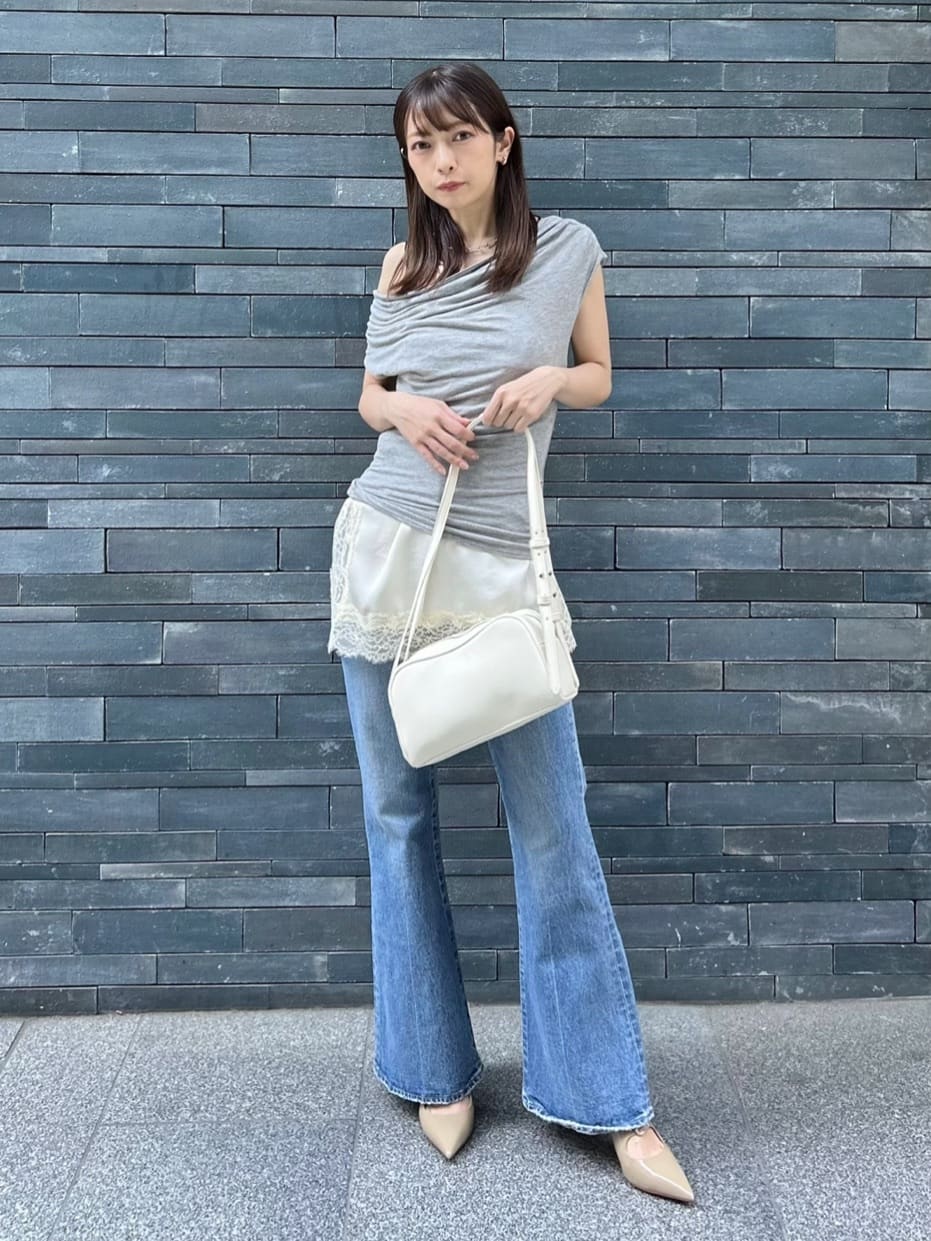 moussy | LACE TRIM SATIN キャミ | Rakuten Fashion(楽天ファッション