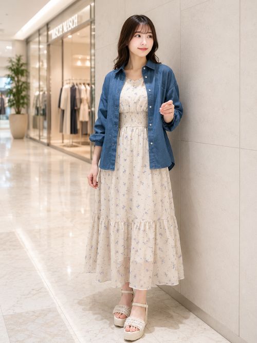 31 Sons de mode | 2026春夏新作 花柄ノースリーブワンピース