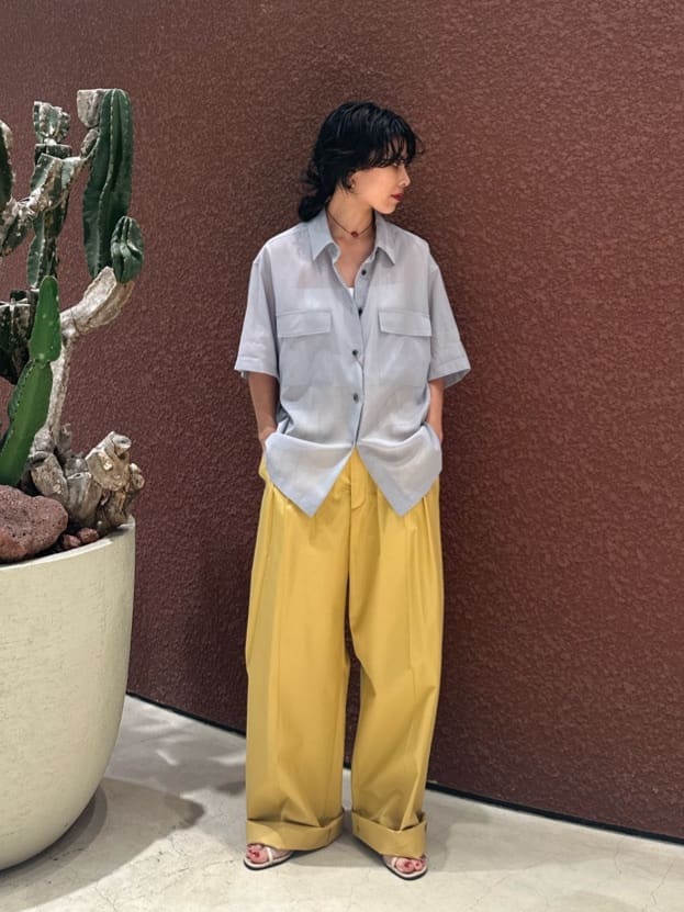 美品　＜H＞COTTON TWILL TUCK PANTS/パンツ 美品 ＜H＞COTTON TWILL TUCK PANTS/パンツ 美品 ＜H＞COTTON TWILL