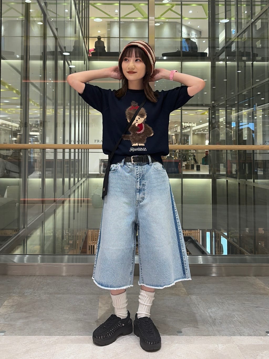 FREAK'S STORE | モンチッチ フェザー ジャガード サマーニット 限定