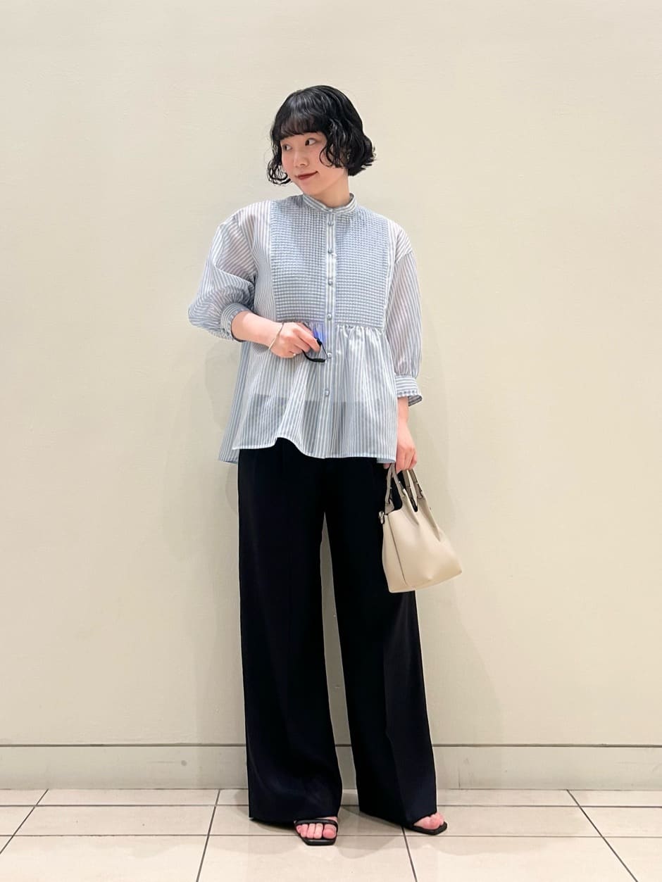 UNITED ARROWS | シルキー ピンタック ブラウス -ウォッシャブル