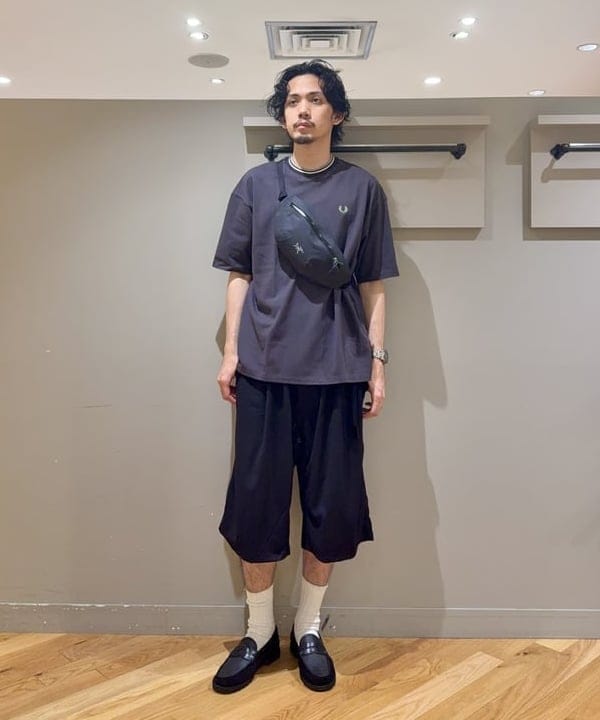 BEAMS MEN | BEAMS｜【別注】FRED PERRY / Oversized Tipped Pique T
