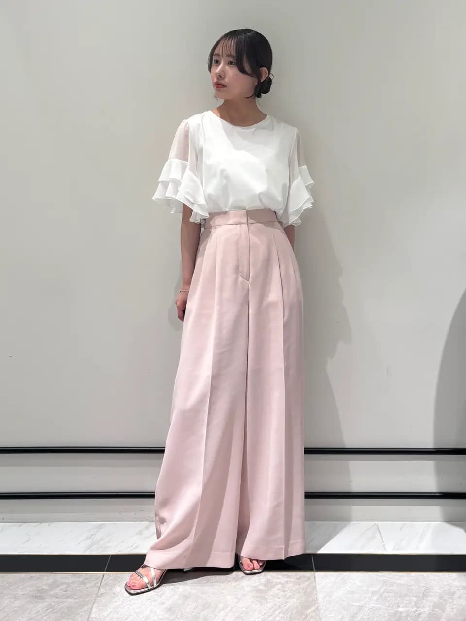 GRACE CONTINENTAL | シフォンスリーブカットトップ | Rakuten Fashion