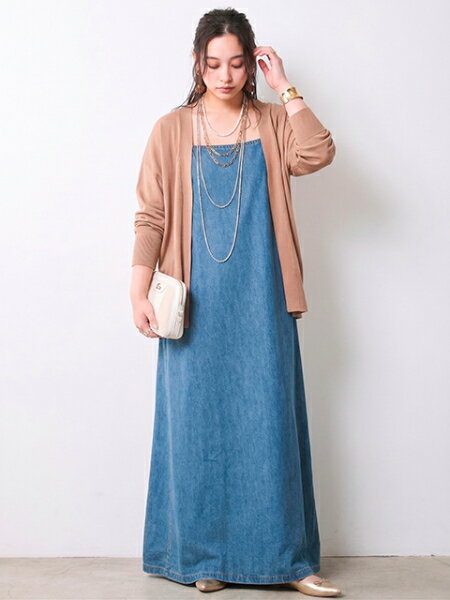 CHIC STYLEのモダール綿ニットカーディガン<大きいサイズ有>シックスタイルを使ったコーディネートを紹介します。｜Rakuten Fashion(楽天ファッション／旧楽天ブランドアベニュー)7167017