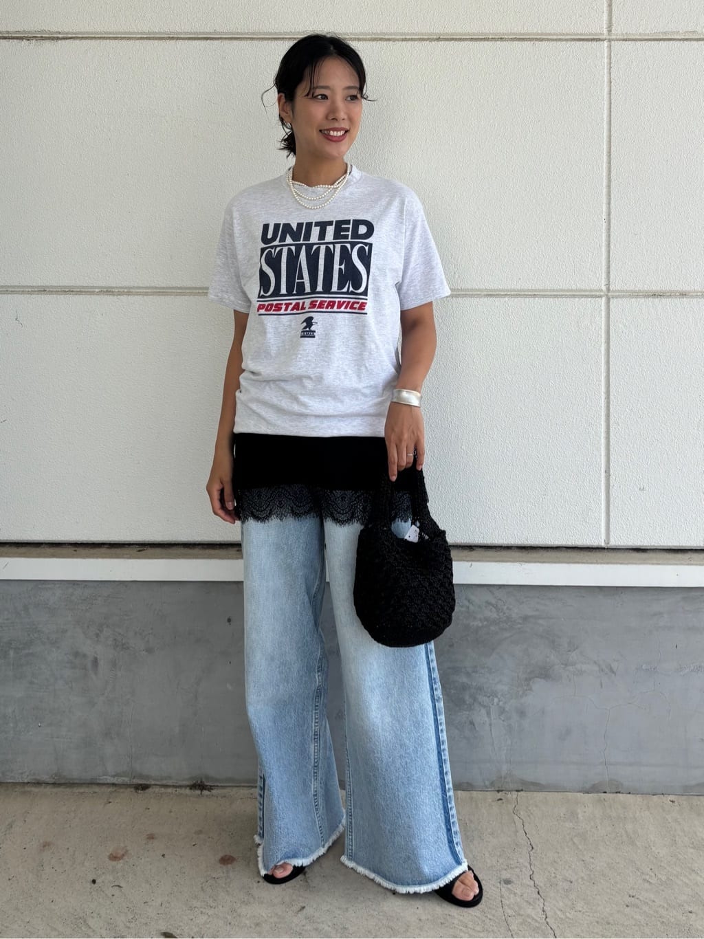 FREAK’S STOREのヴィンテージレース ランジェリーキャミソールを使ったコーディネートを紹介します。｜Rakuten Fashion(楽天ファッション／旧楽天ブランドアベニュー)7167508