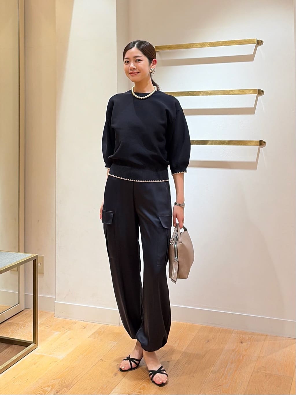 UNITED ARROWS | ハマグリステッチ パフスリーブ ニット