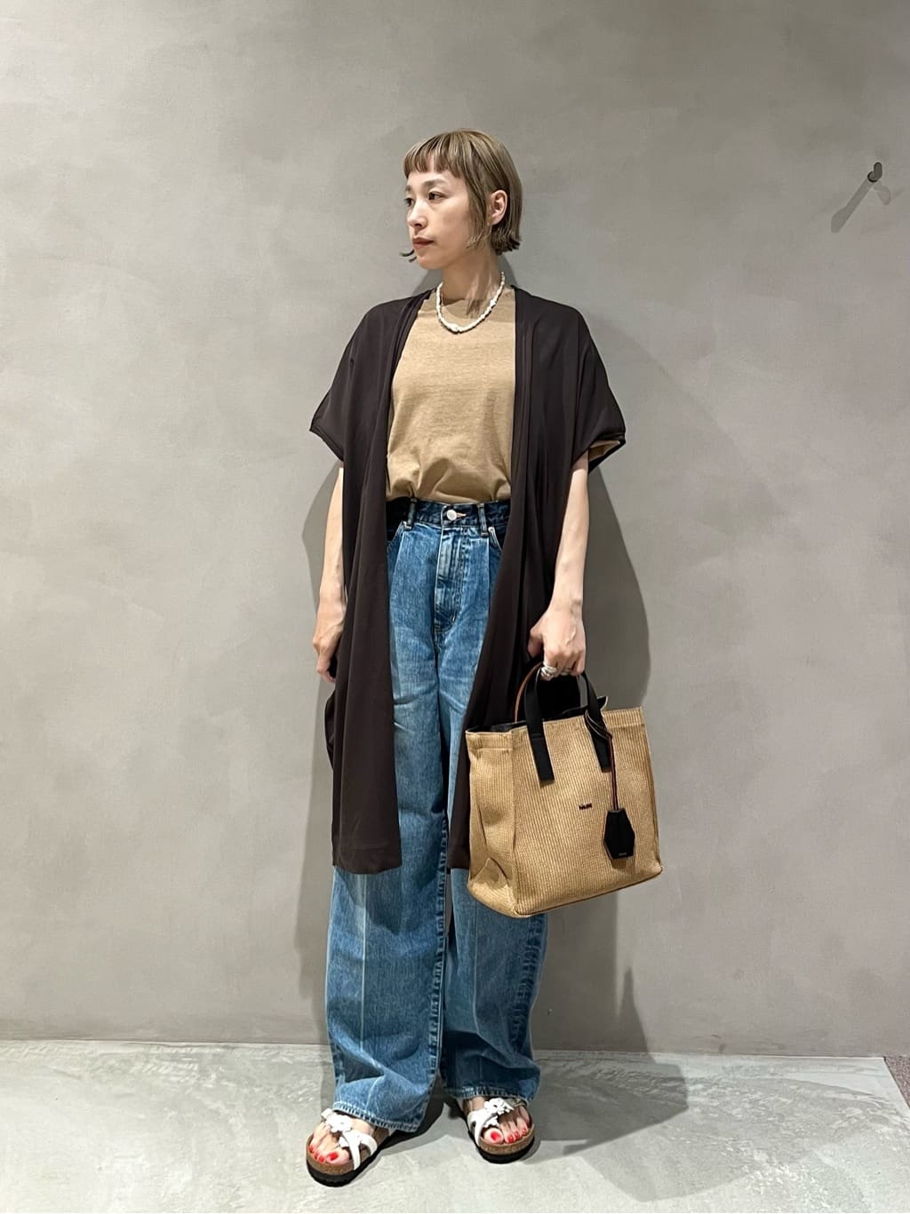 UNITED ARROWS ネイビー ロングジレ新品 UNITED ARROWS | <conte>コットン ノーボタン ロングジレ | Rakuten