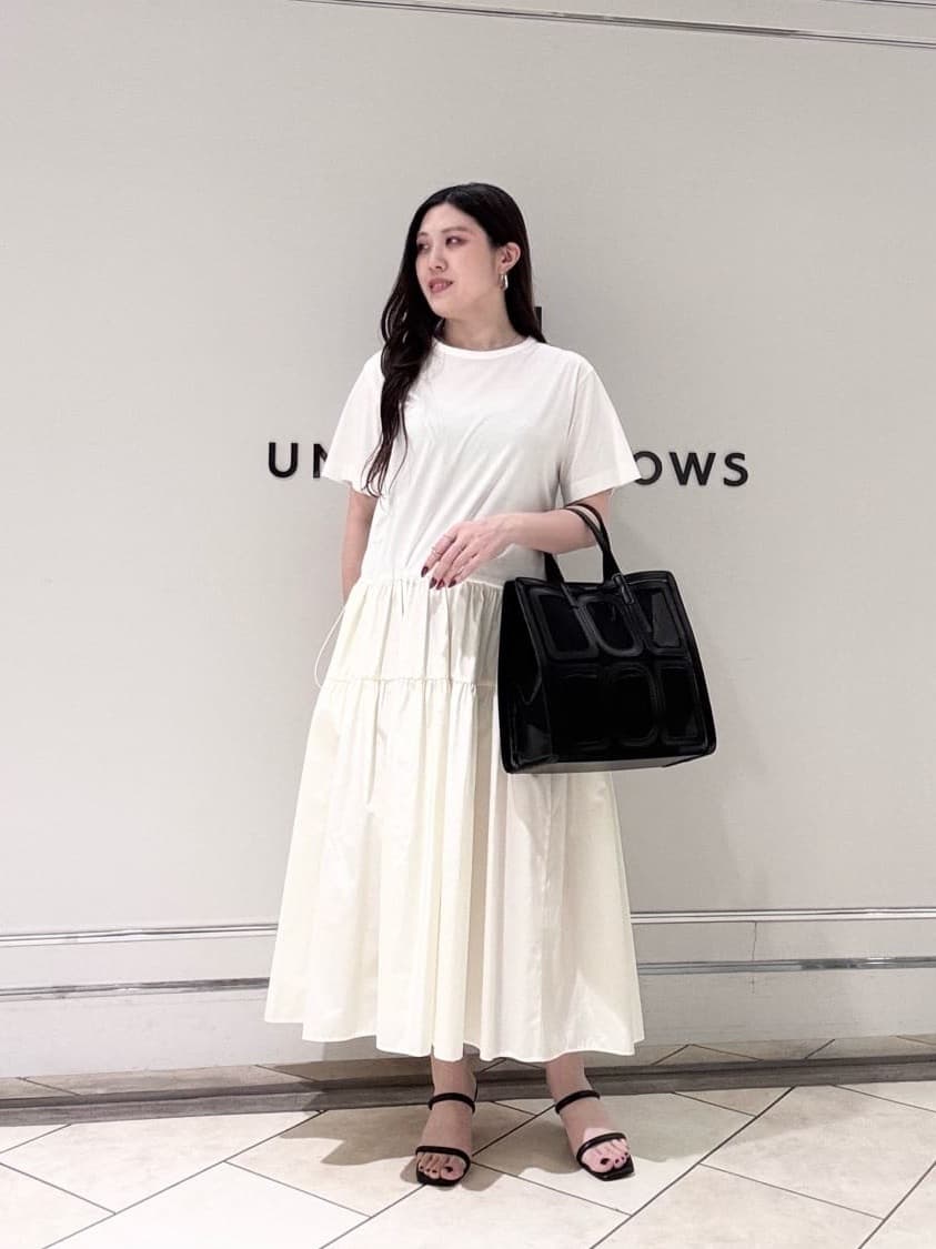 UNITED ARROWS | カット コンビ ドッキング ワンピース | Rakuten