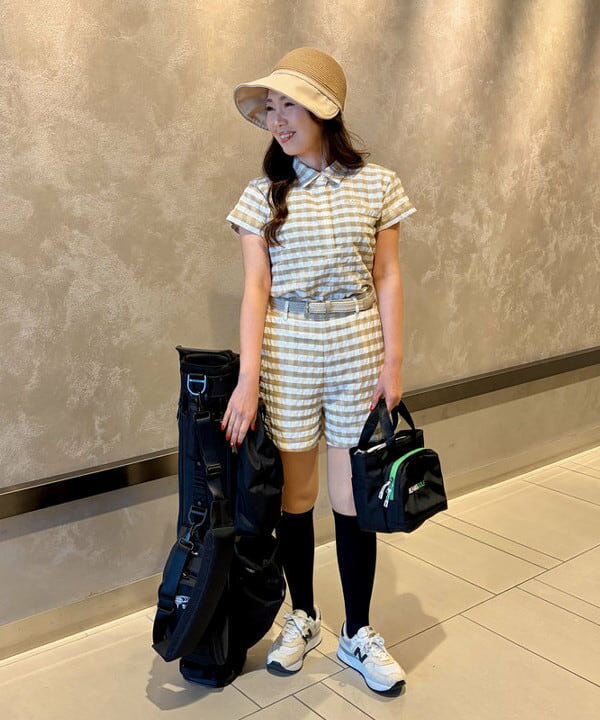 BEAMS GOLF | PURPLE LABEL / ビッグギンガムチェック ハーフ
