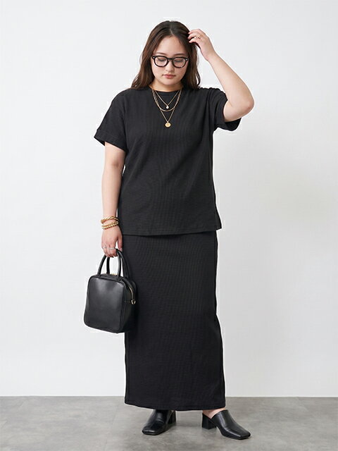 CHIC STYLEのヴィンテージ加工サーマルカットソー<大きいサイズ有>シックスタイルを使ったコーディネートを紹介します。｜Rakuten Fashion(楽天ファッション／旧楽天ブランドアベニュー)7170473