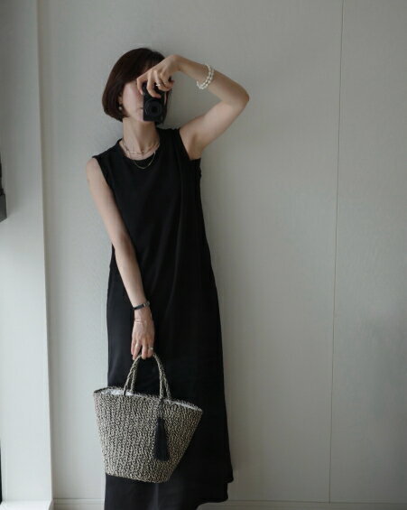 CHIC STYLEのノースリーブAラインロングワンピース<大きいサイズ有>シックスタイルを使ったコーディネートを紹介します。｜Rakuten Fashion(楽天ファッション／旧楽天ブランドアベニュー)7170582