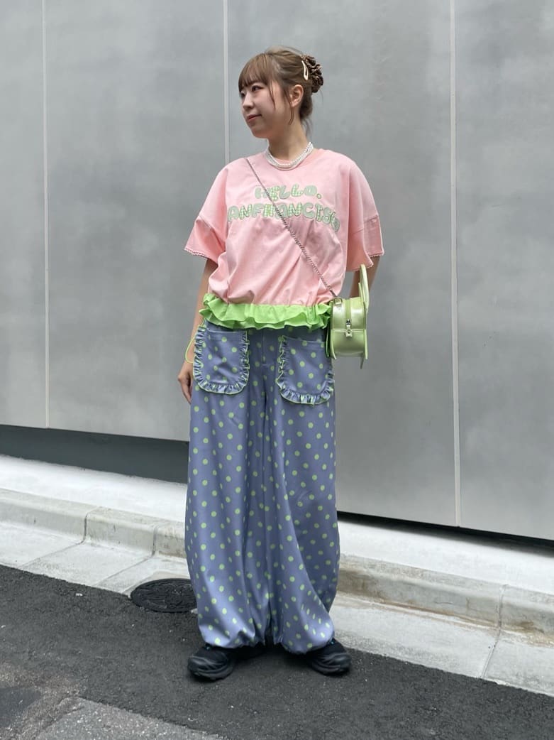 CIAOPANIC TYPY | 【HELLO.SANFRANCISCO】裾フリルドロストTシャツ