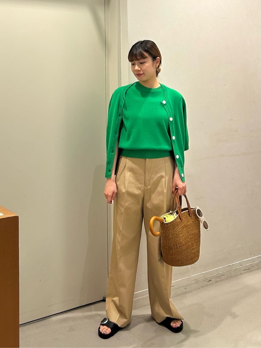 UNITED ARROWS | クルーネック ベーシック カーディガン