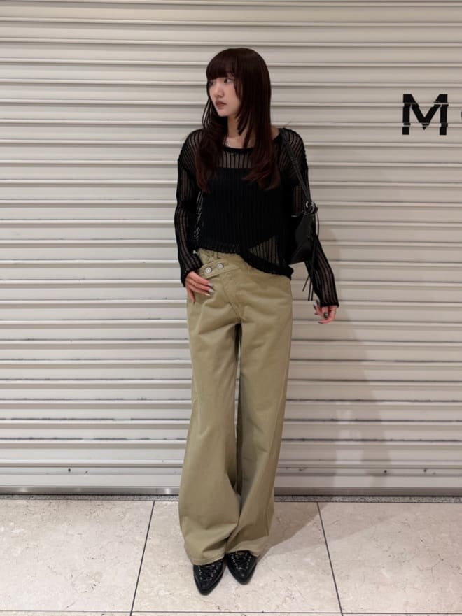 moussy | CROSS CHINO WIDE STRAIGHT | Rakuten Fashion(楽天