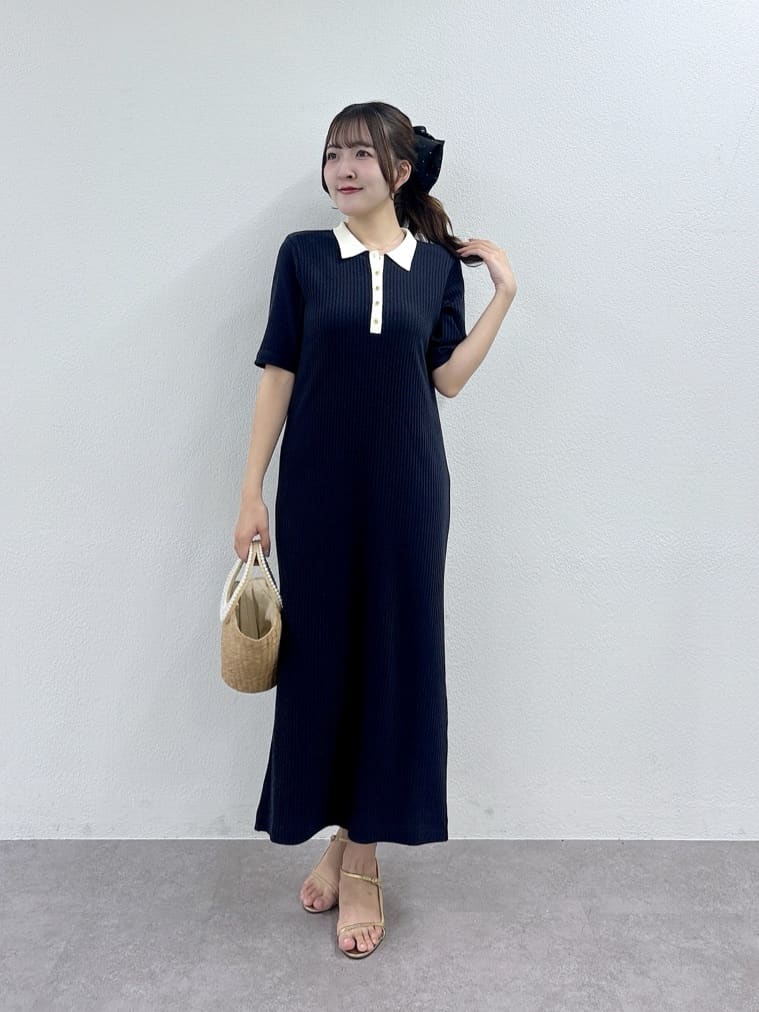 La boutique BonBon | 【1枚で決まる!ヘルシー気分】ポロTEEワンピース