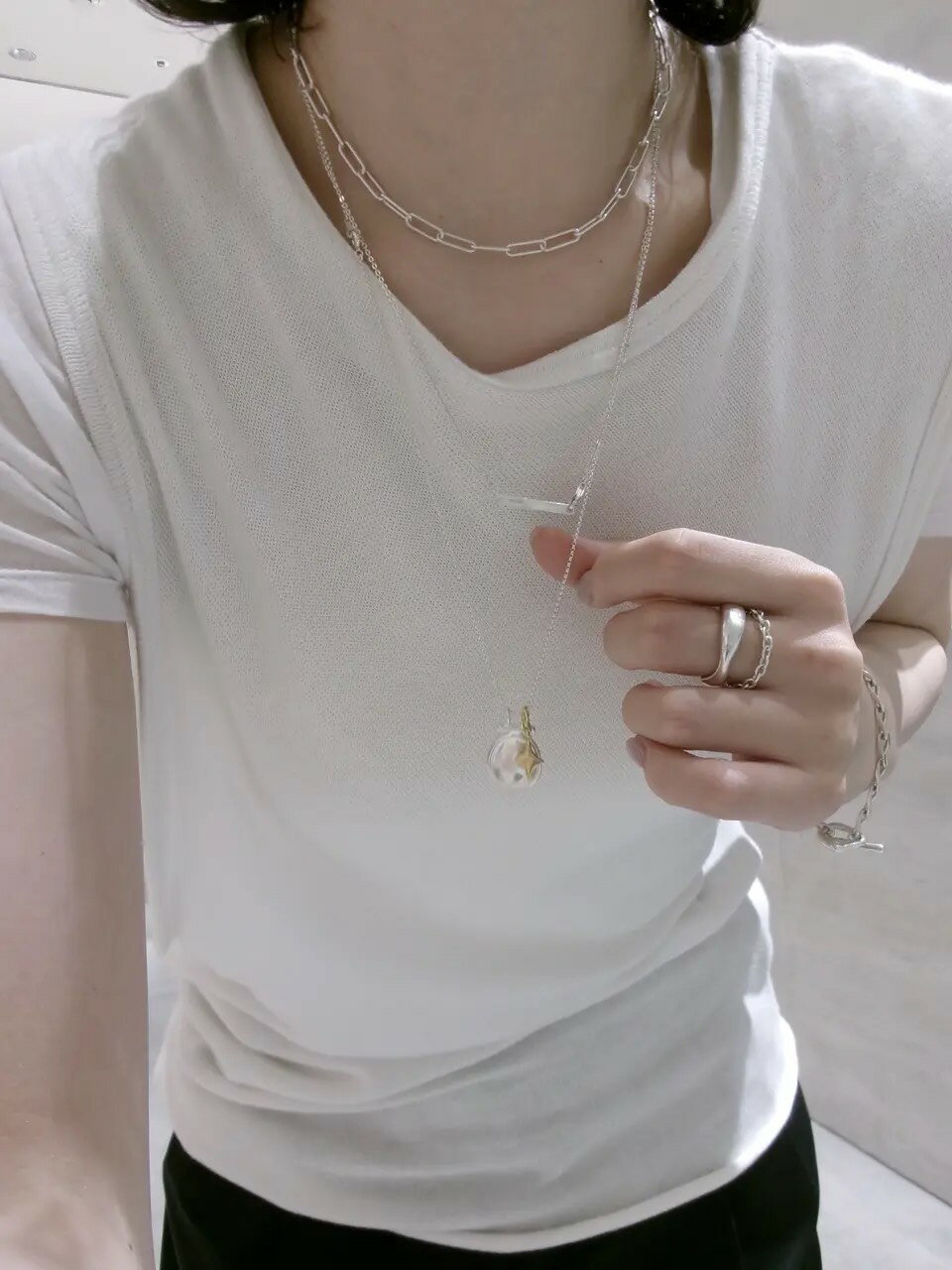 TEN. | ムードフープブレスレット SV-S- | Rakuten Fashion(楽天