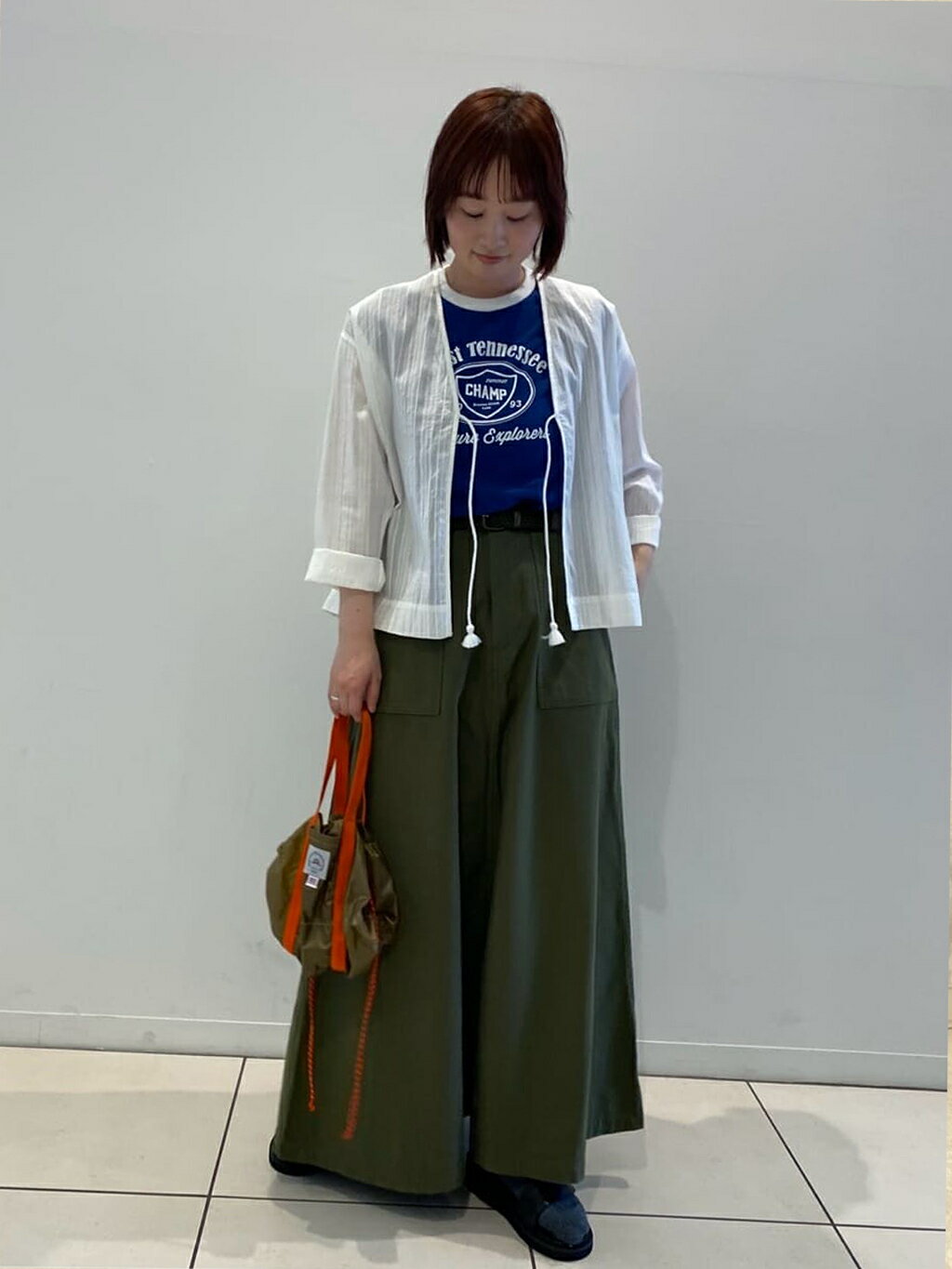Bshop | orSlow | バックサテン ファティーグスカート WOMEN | Rakuten