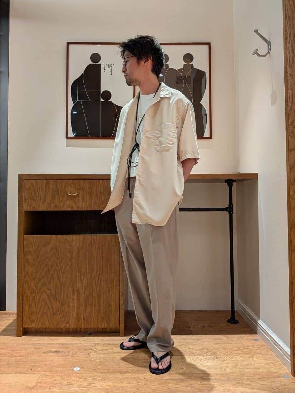 draw drawers ベージュ バックオープン Tシャツ draw drawers バックオープンTシャツ ベージュ 【公式通販】