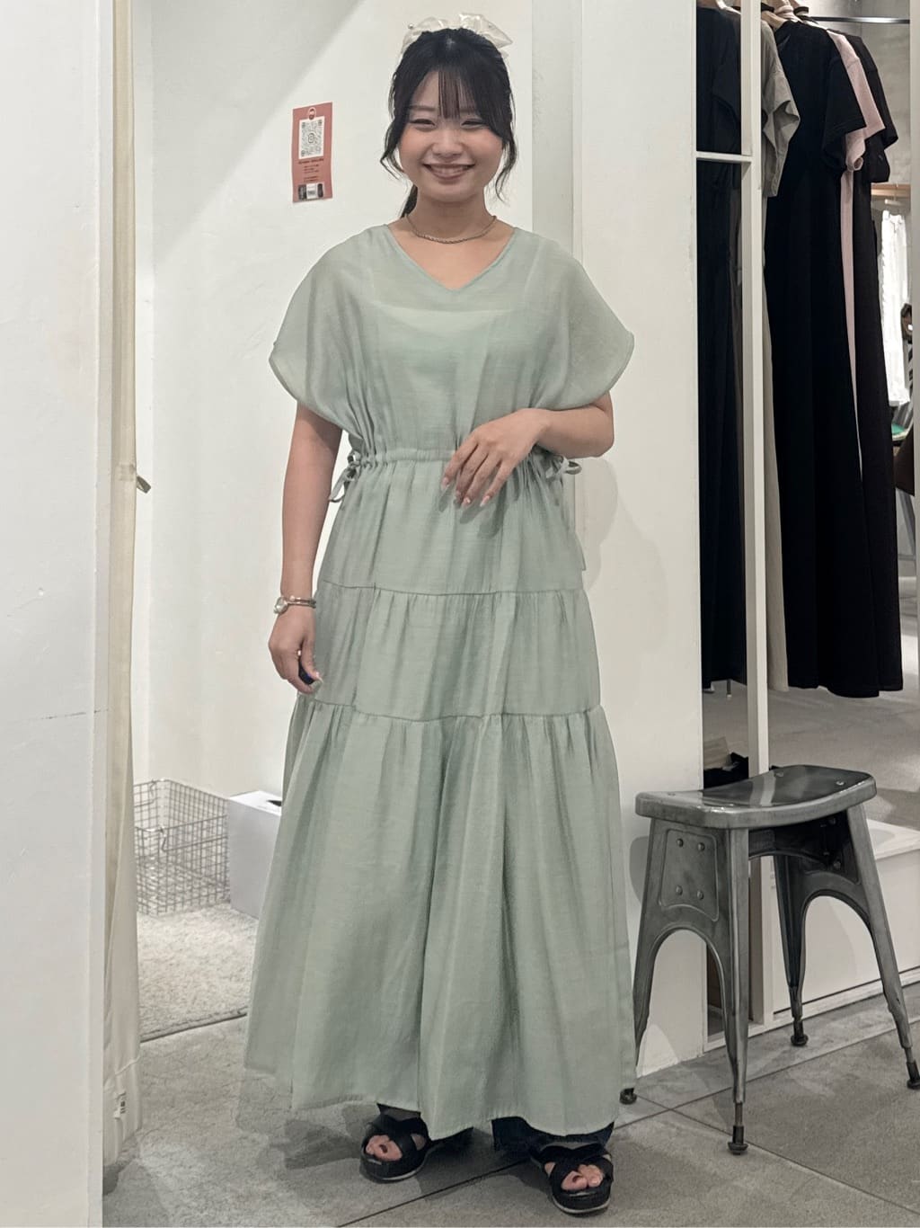 DOUX ARCHIVES | 2WAY ドロストティアードワンピース | Rakuten