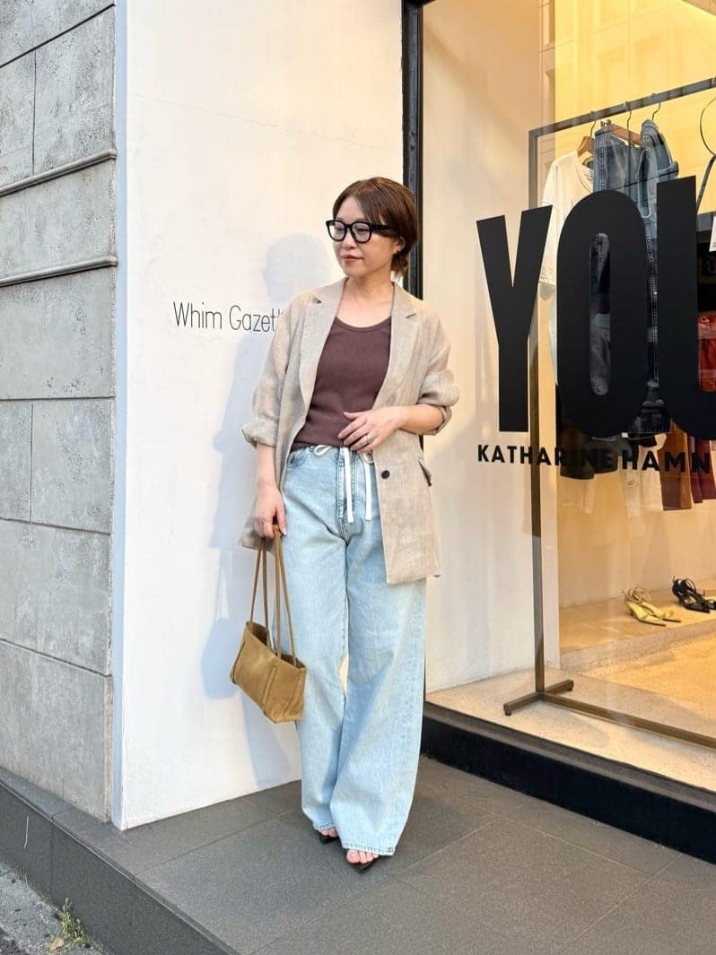 Whim Gazette | ドロストデニムパンツ | Rakuten Fashion(楽天