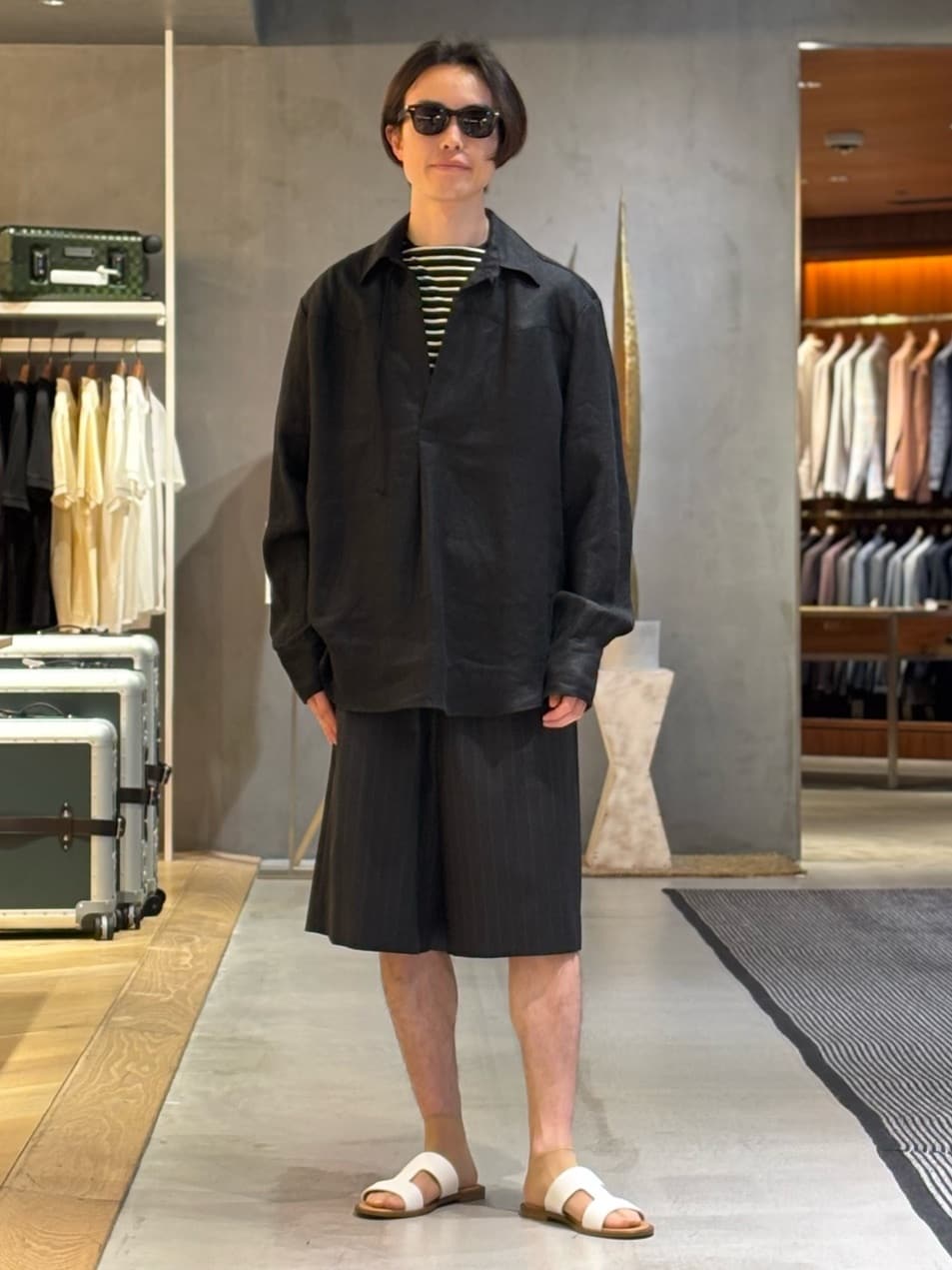 UNITED ARROWS | <LOEFF>トロピカルウール ハーフパンツ ピン