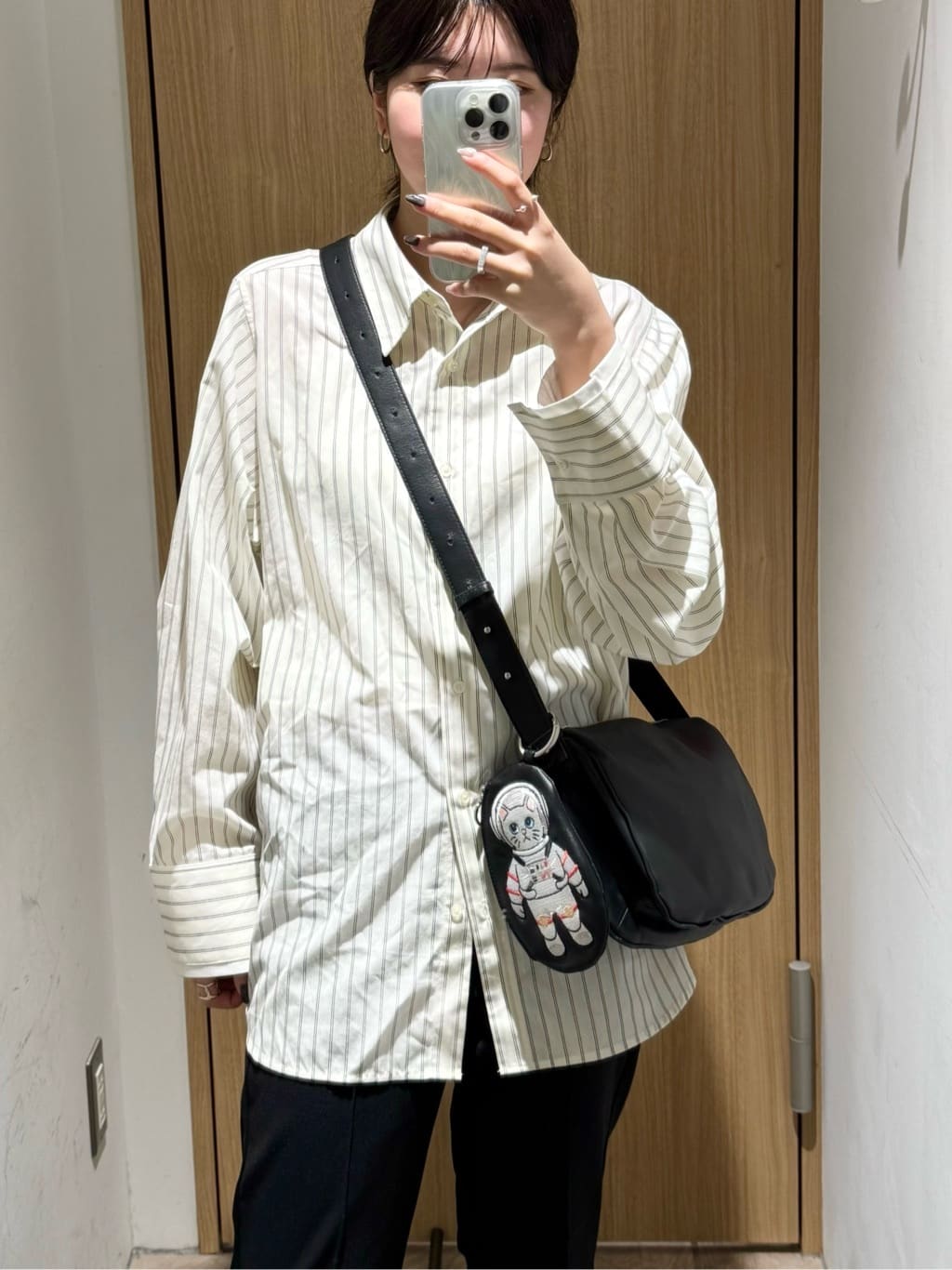 ear PAPILLONNERのsampo×earコラボスワローマチショルダーバッグS《本革》を使ったコーディネートを紹介します。｜Rakuten Fashion(楽天ファッション／旧楽天ブランドアベニュー)7178173
