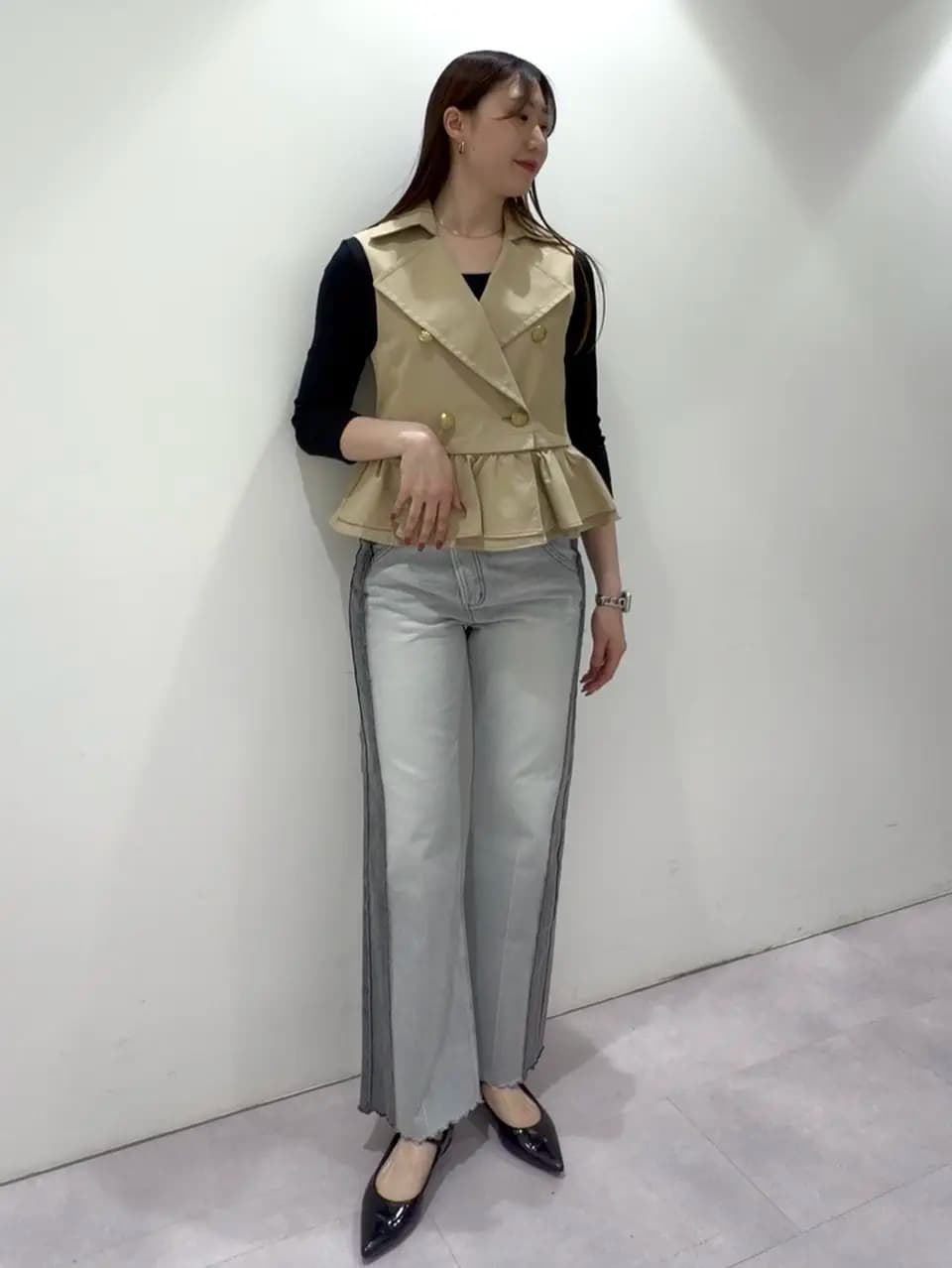 GRACE CONTINENTAL | ペプラムトレンチベスト | Rakuten Fashion(楽天
