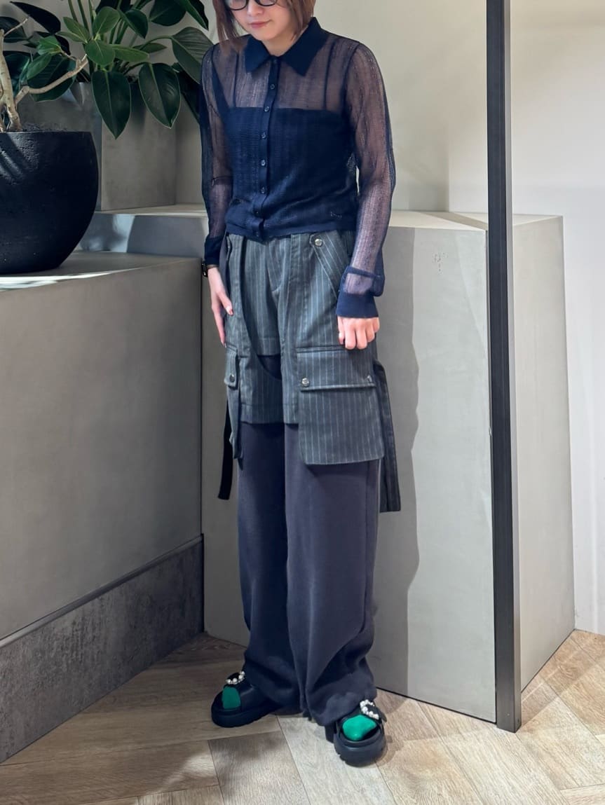 SLY | KNIT DOCKING CARGO パンツ | Rakuten Fashion(楽天ファッション