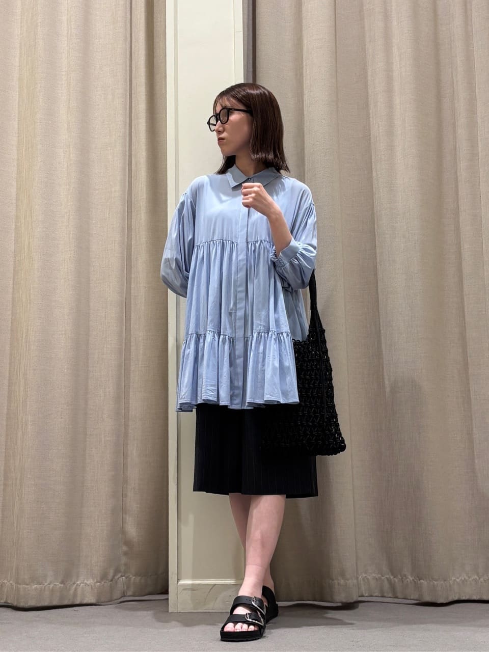 UNITED ARROWS | <LOEFF>トロピカルウール キュロット ピンストライプ