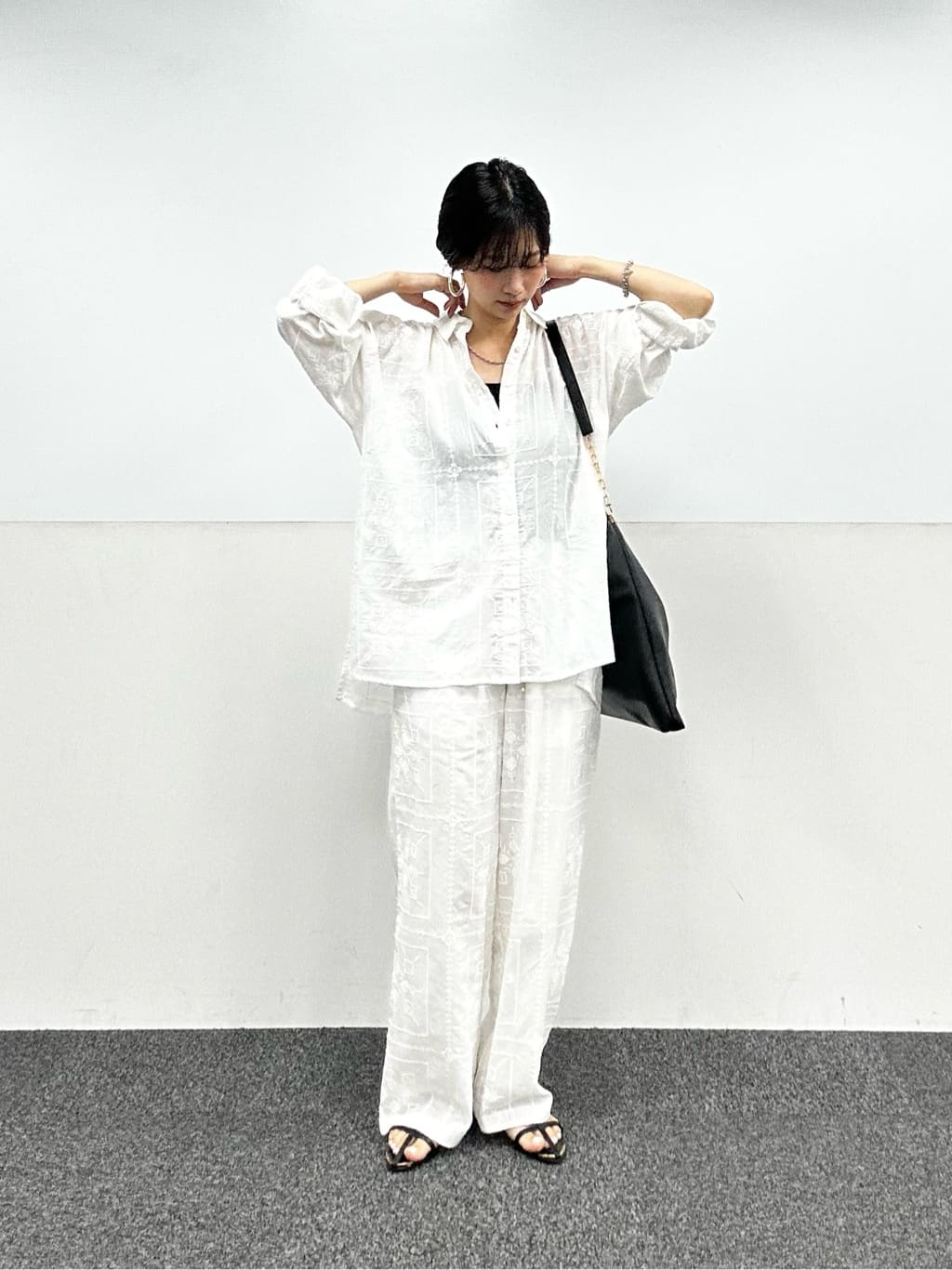 【そらた】 LARUTA | パネル刺繍シャツ | Rakuten Fashion(楽天ファッション／旧