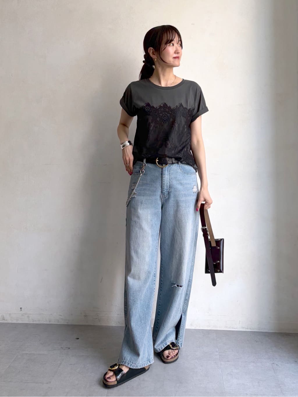 DOUDOU | レースドッキングTEE | Rakuten Fashion(楽天ファッション