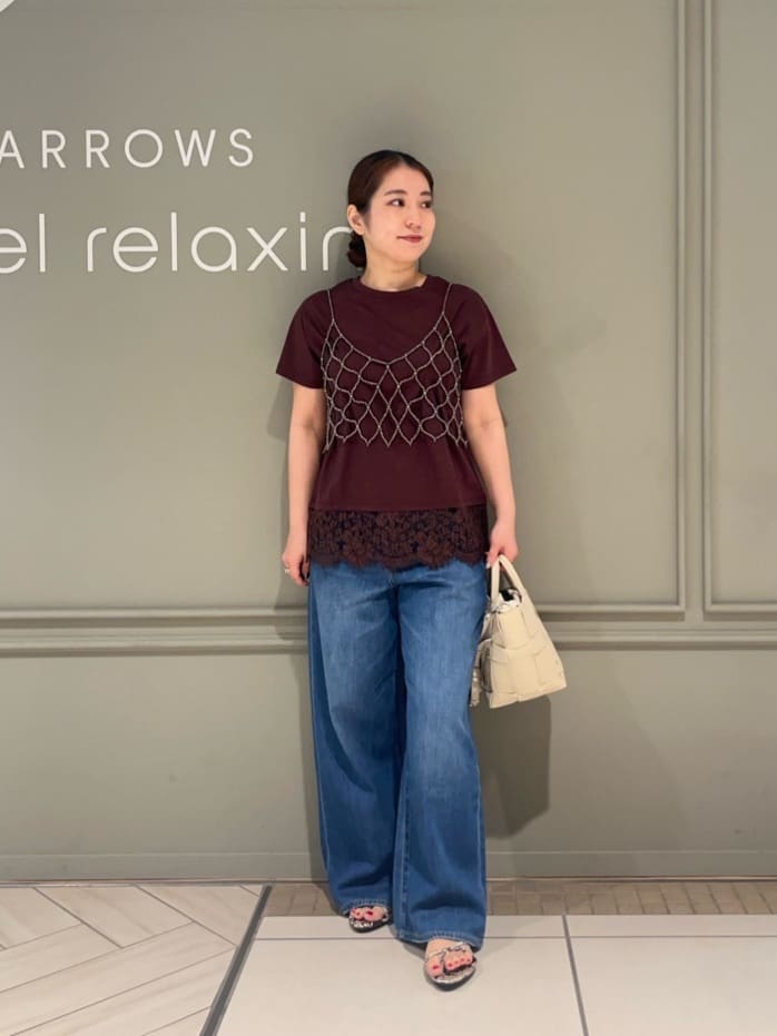 UNITED ARROWS UBCC ビスチェ 半袖 UNITED ARROWS green label relaxing | ビーズ ビスチェ 2 | Rakuten