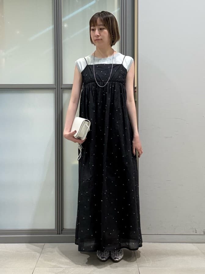 Rouge vif la cle | 【2026SS新作/人気追加】インドドット刺繍キャミ