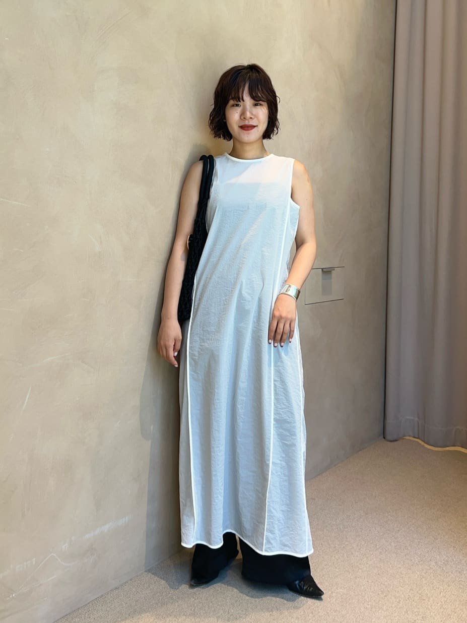 UNITED ARROWS | シアー レイヤード ノースリーブ ワンピース