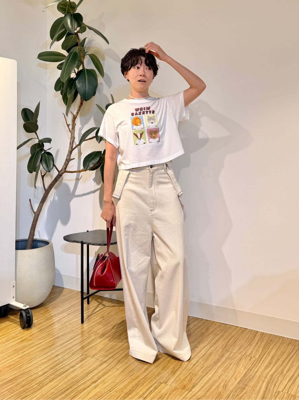 Whim Gazette サスペンダーチノパンツ Whim Gazette | サスペンダーチノパンツ | Rakuten Fashion(楽天