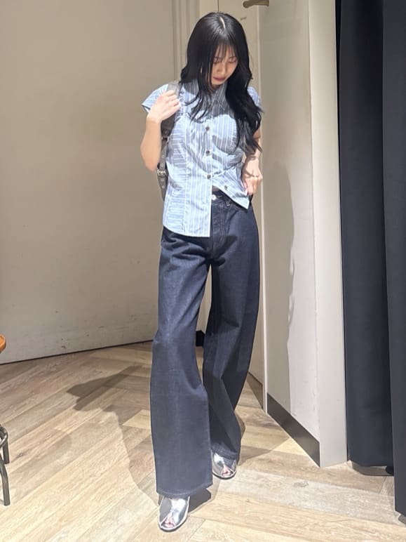 moussy | MIDRISE CURVED WIDE ストレート | Rakuten Fashion(楽天