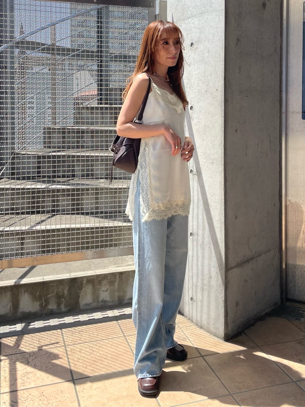 moussy | LACE TRIM SATIN キャミ | Rakuten Fashion(楽天ファッション