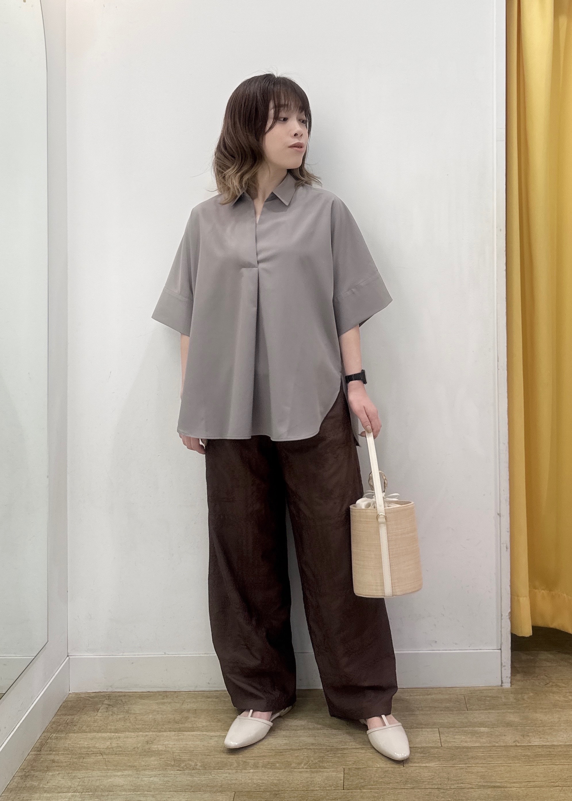 ROPE' PICNIC | スクエア刺繍イージーワイドパンツ | Rakuten Fashion