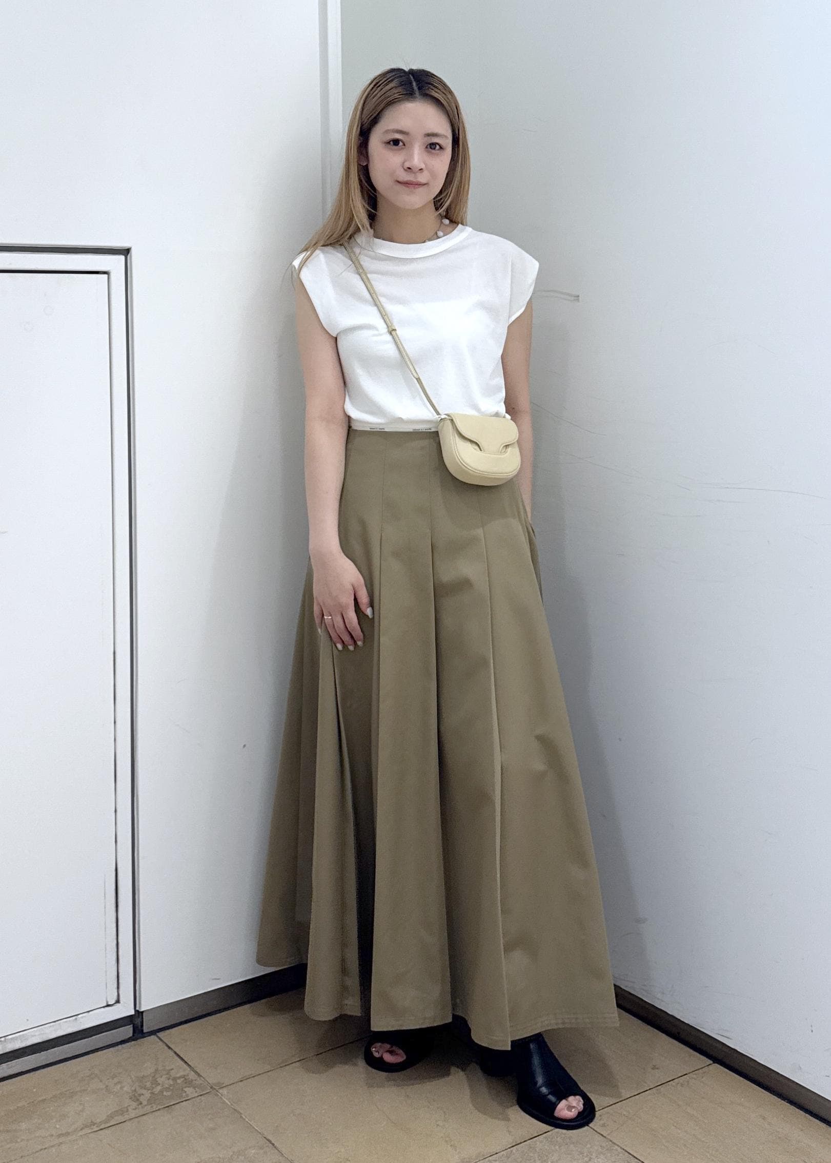 ADAM ET ROPE' | マーベルトチノプリーツスカート | Rakuten Fashion