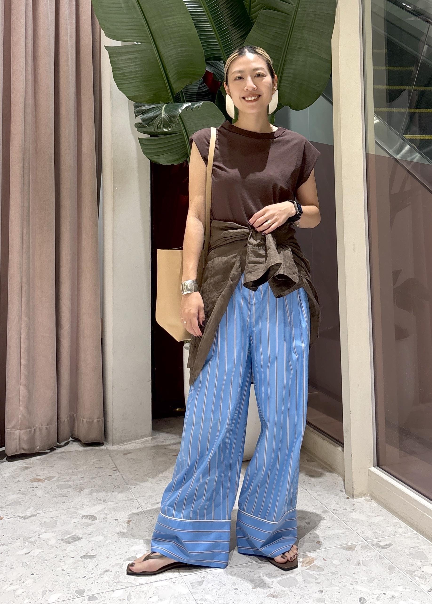 ADAM ET ROPE' | ラミードルマンスリーブシャツ | Rakuten Fashion