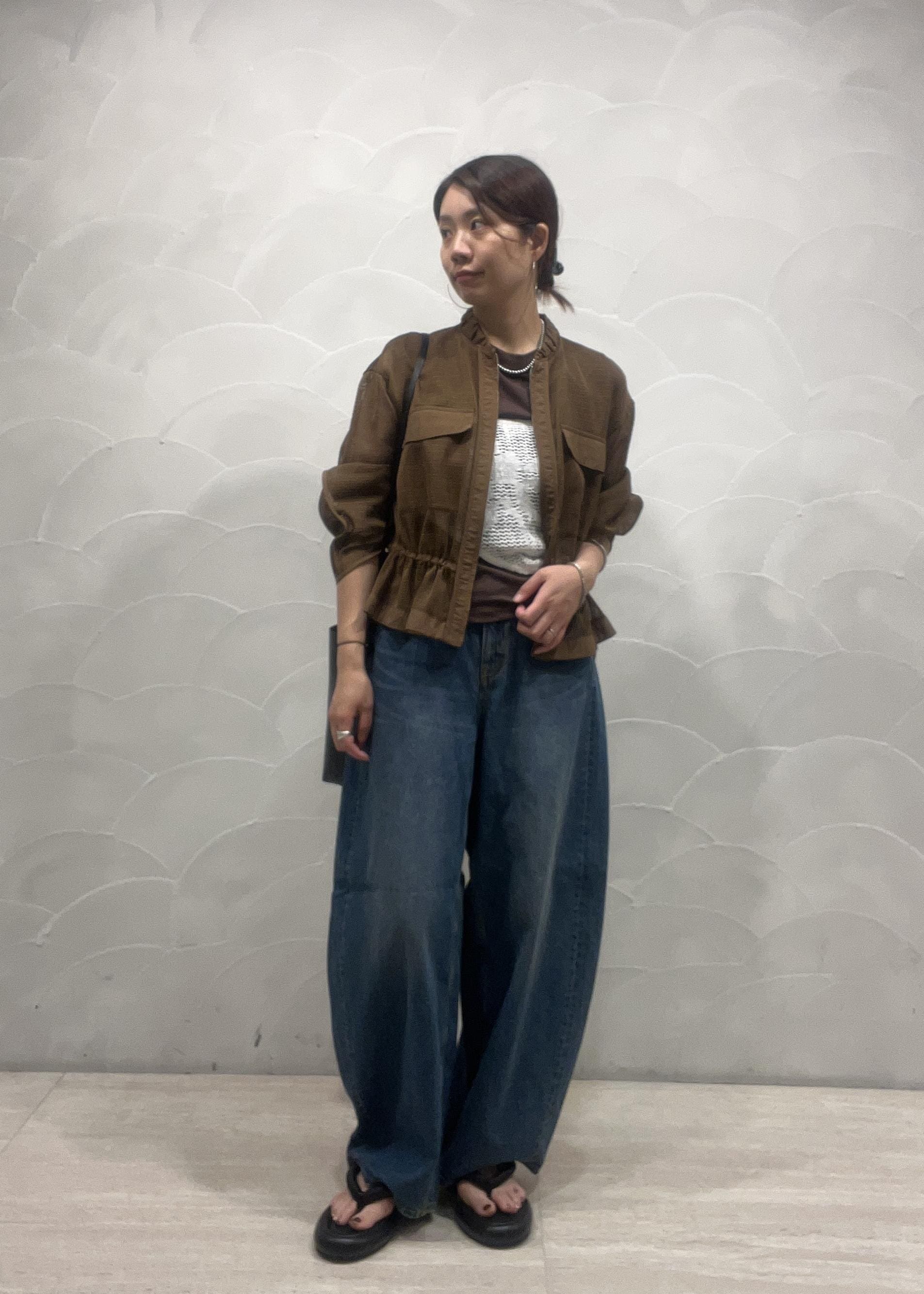 ADAM ET ROPE' | 【サステナブル】バックタックワイドデニム | Rakuten