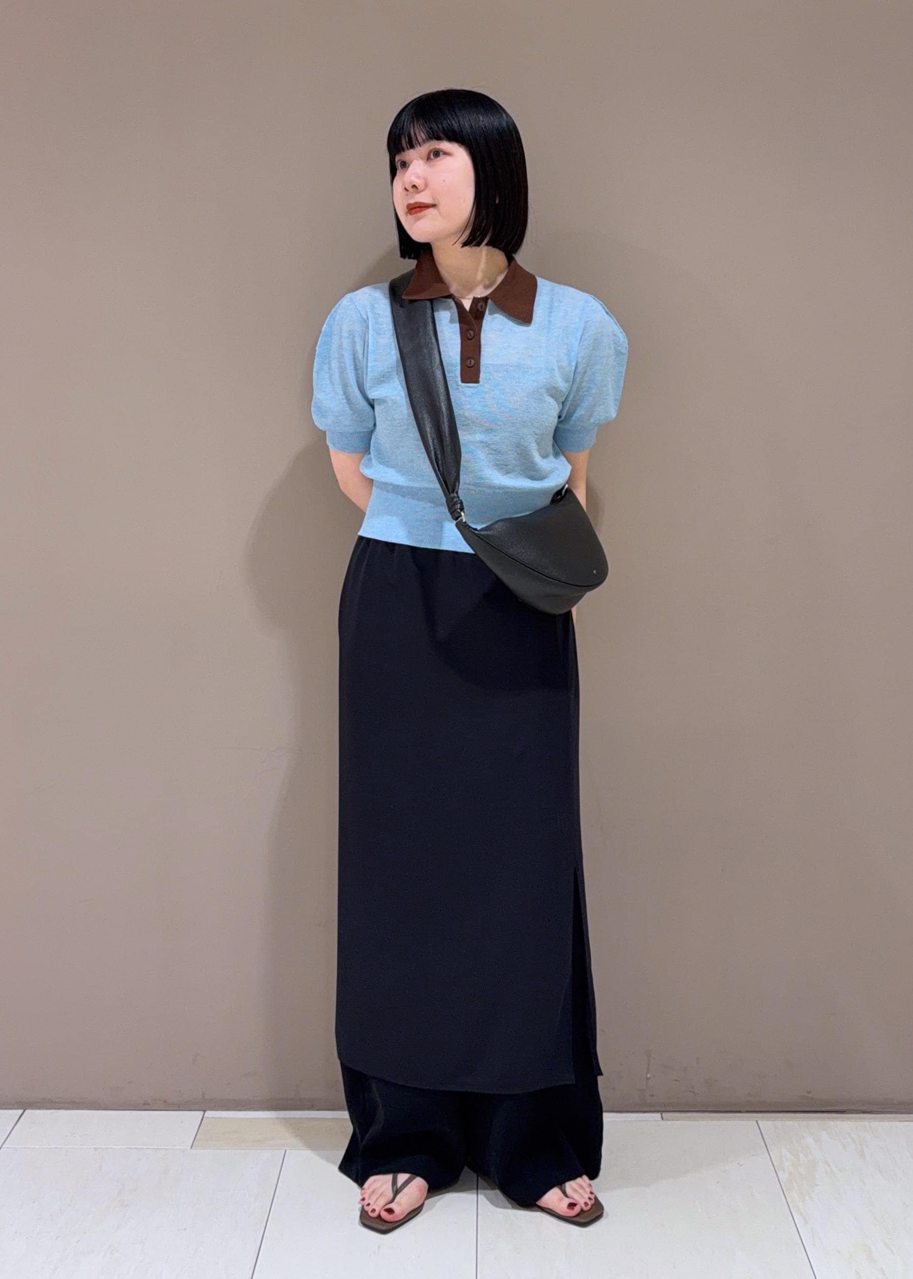 ADAM ET ROPE' | 【定番】ラミーニットポロシャツ | Rakuten Fashion