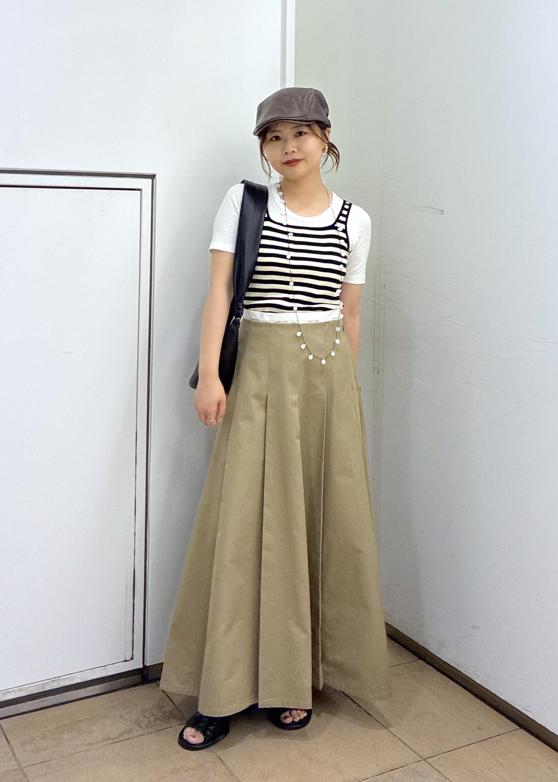 ADAM ET ROPE' | マーベルトチノプリーツスカート | Rakuten Fashion