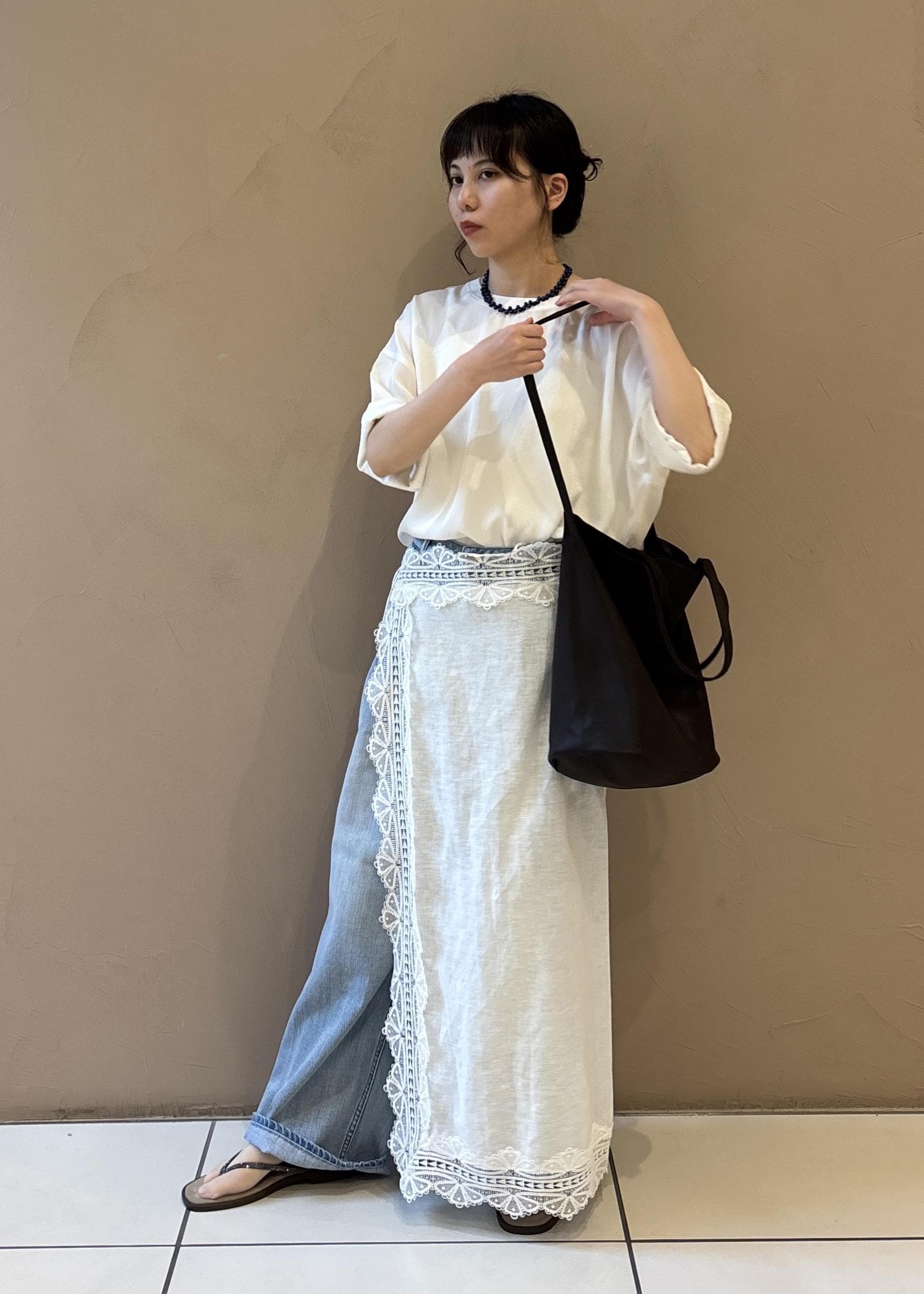 SALON adam et rope' | リトリートレーススカート | Rakuten Fashion