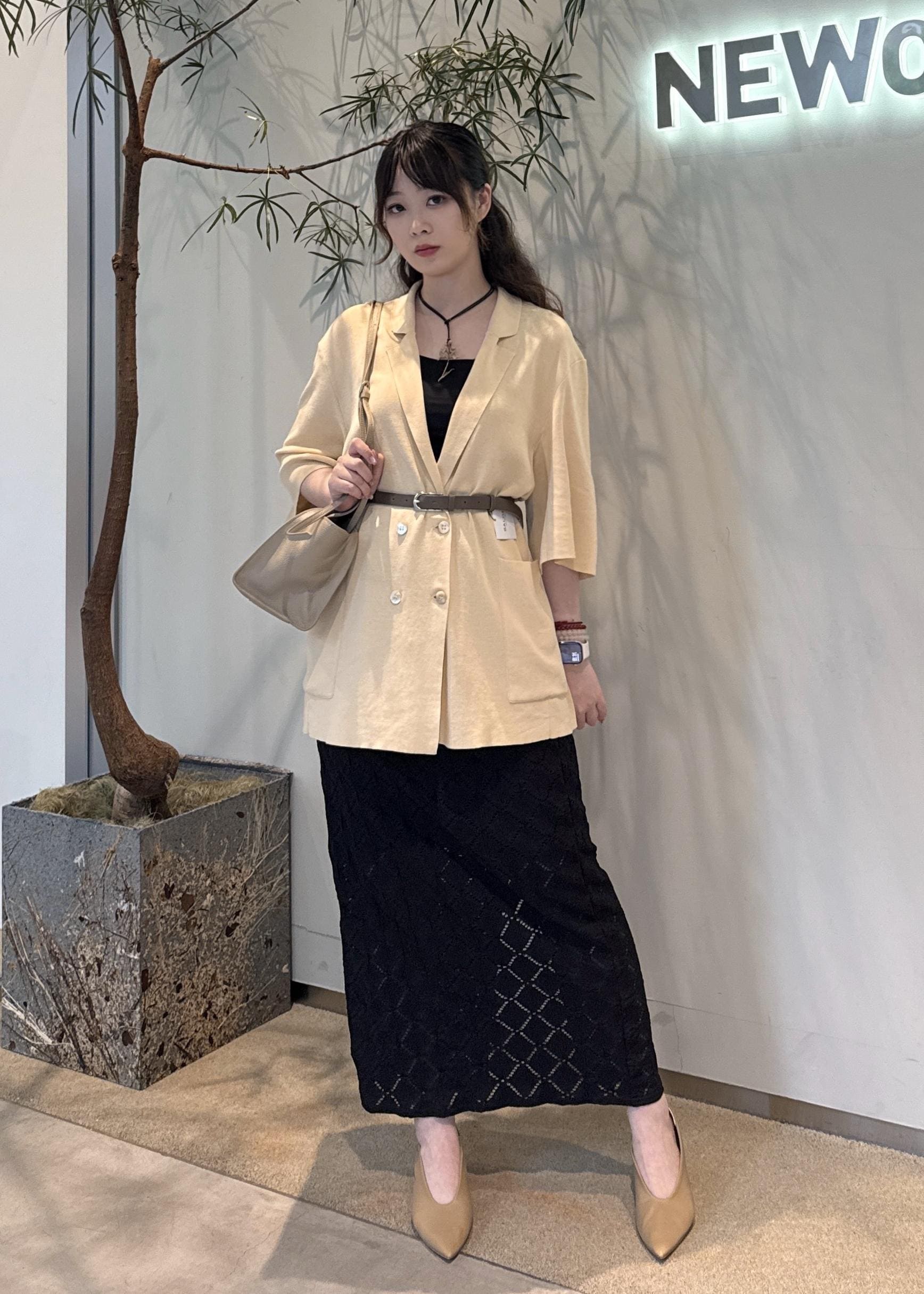 SALON adam et rope' | Cafissiダイヤパターンスカート / セットアップ