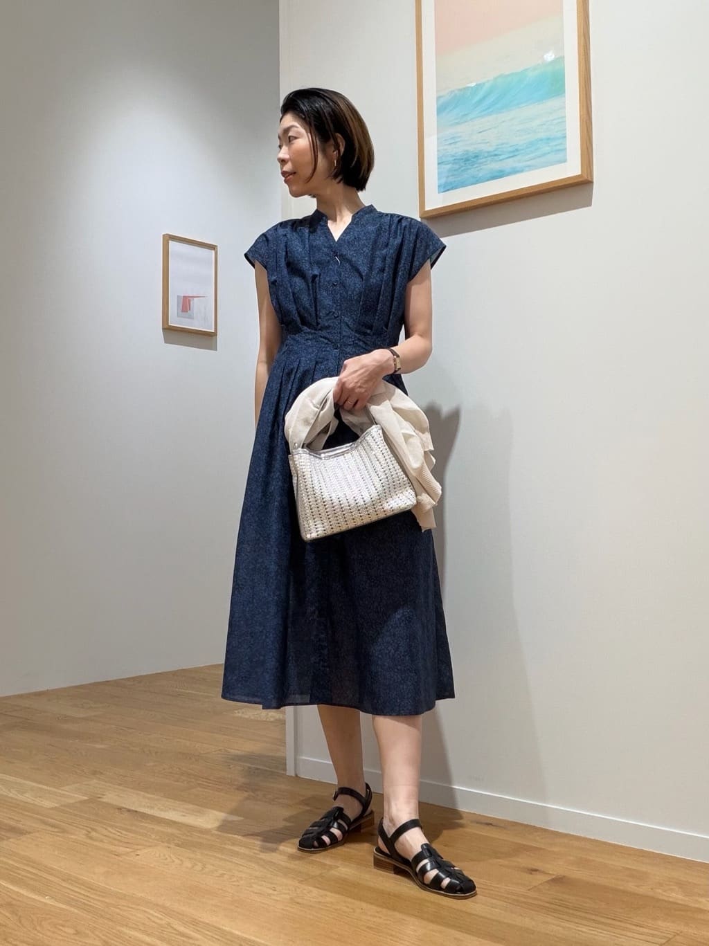 UNITED ARROWS green label relaxing | シアー タック フレア フレンチ