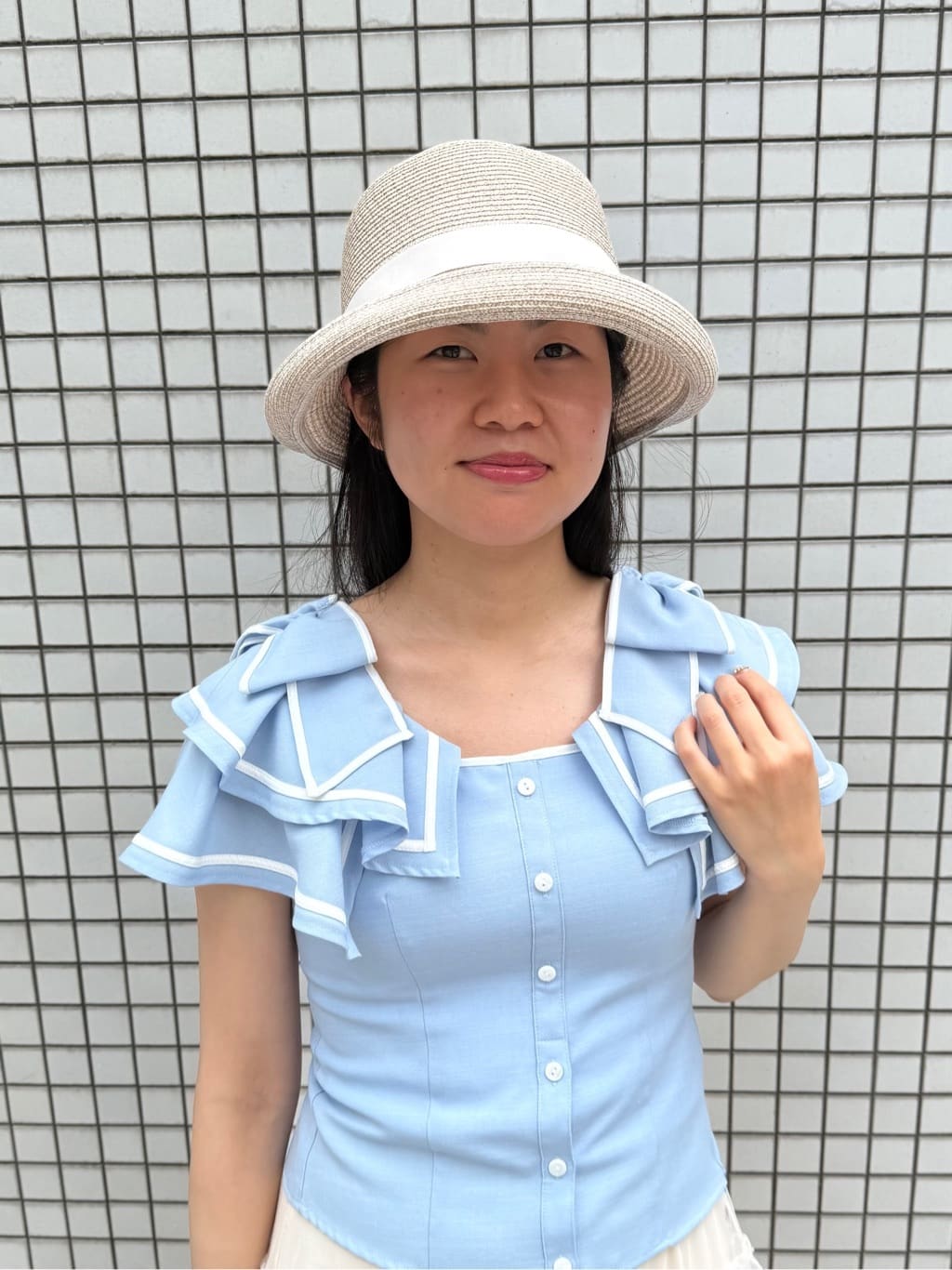 OVERRIDE | Chapeau d' O Si Braid Edge Up Cloche / シャポードオー