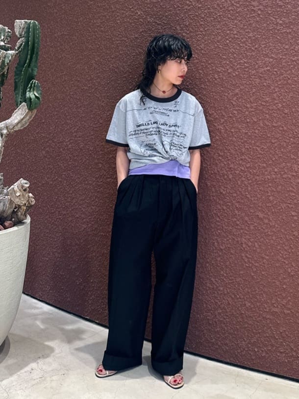 BEAUTY&amp;YOUTH UNITED ARROWS - roku  ハーフジップ  タックパンツ 6(ROKU)＞コットンレーヨン タックパンツ